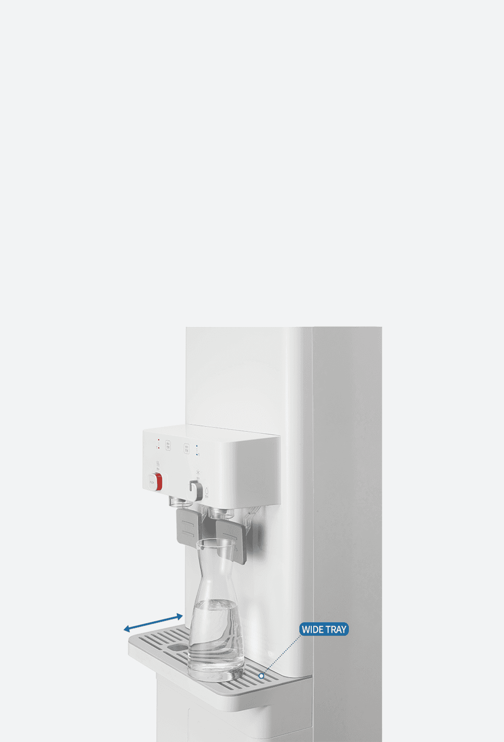 CHPI-5710L 정수기 측면 확대 모습